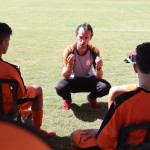 Técnico da equipe sub-18 Bas Birze